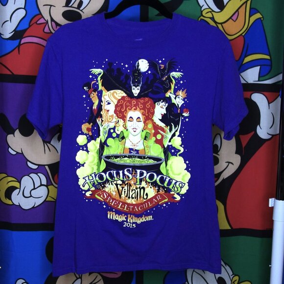 Disney Hocus Pocus Villain Spelltacular 2015 T-shirt - Picture 1 of 3
